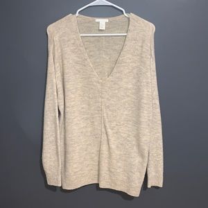 Oversized Beige Sweater